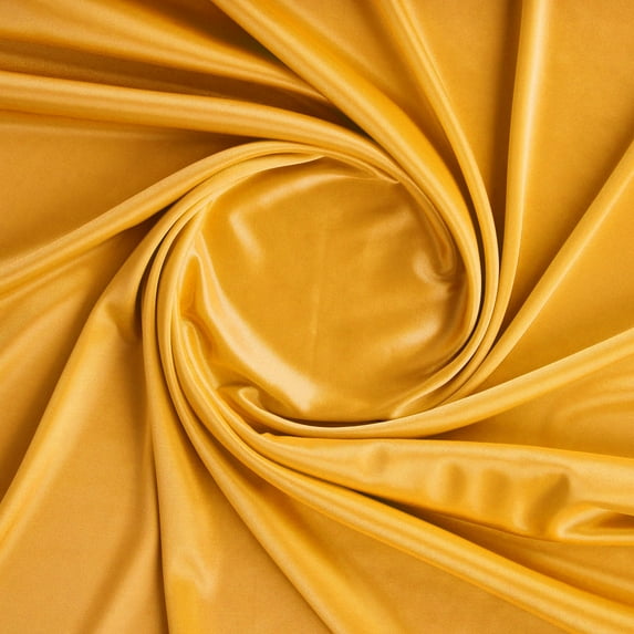 Zelouf Knit Satin Lining , Sewing, DIY, Crafts Fabric by the Yard, Hawaii Yellow, 10 Yard