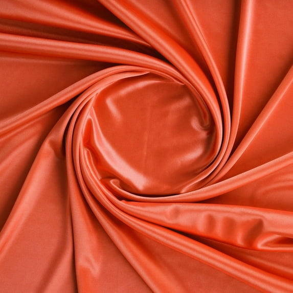 Zelouf Knit Satin Lining , Sewing, DIY, Crafts Fabric by the Yard, Orange Peel, 5 Yard