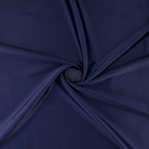 Zelouf Kyla Stretch Shimmer Woven  , Sewing, DIY, Crafts Fabric by the Yard, Navy, 3 Yard