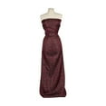 thumbnail image 1 of Zelouf La Fleur Petal Jacquard  , Sewing, DIY, Crafts Fabric by the Yard, Wine/black, 7 Yard, 1 of 3
