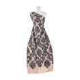 thumbnail image 1 of Zelouf Lace On Tulle [14-Y0767]  , Sewing, DIY, Crafts Fabric by the Yard, Nude/blk/blk, 1 Yard, 1 of 2