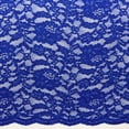 thumbnail image 1 of Zelouf Lace Scallop With Glitter Lace  , Sewing, DIY, Crafts Fabric by the Yard, Cobalt Delight, 1 Yard, 1 of 2
