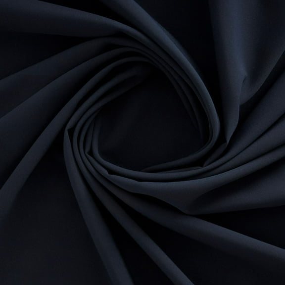 Zelouf Laguna Scuba Knit , Sewing, DIY, Crafts Fabric by the Yard, Dk Navy, 5 Yard