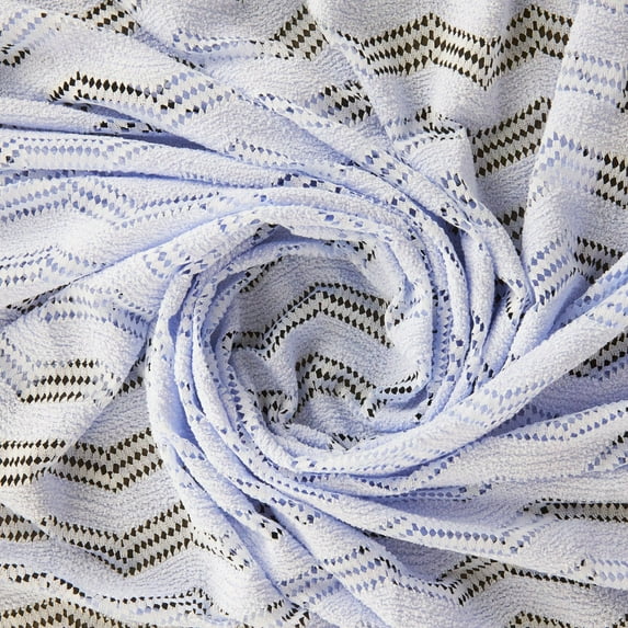 Zelouf Lance Chevron Knit , Sewing, DIY, Crafts Fabric by the Yard, Perfect Peri, 1 Yard