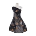 thumbnail image 1 of Zelouf Lara Embroidery On Georgette  , Sewing, DIY, Crafts Fabric by the Yard, Black, 5 Yard, 1 of 2
