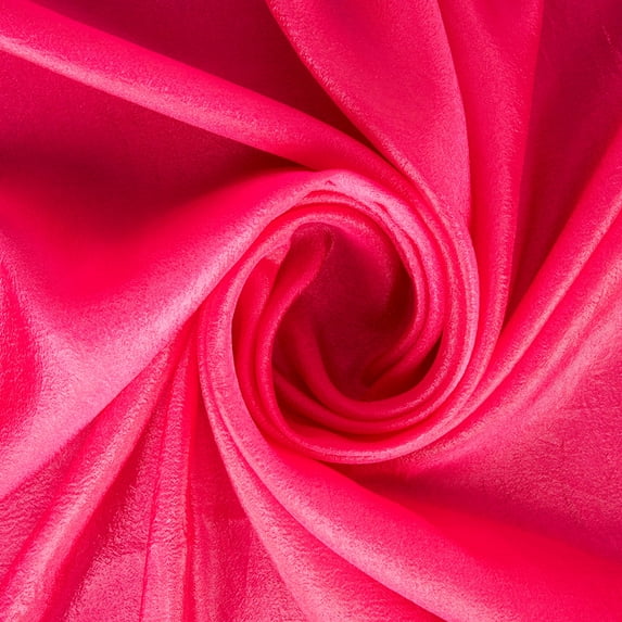 Zelouf Laundry Hammered Organza , Sewing, DIY, Crafts Fabric by the Yard, Hot Fuchsia, 5 Yard