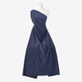 thumbnail image 1 of Zelouf Laura Lurex Mix Pleated Knit  , Sewing, DIY, Crafts Fabric by the Yard, Arresting Navy, 7 Yard, 1 of 2