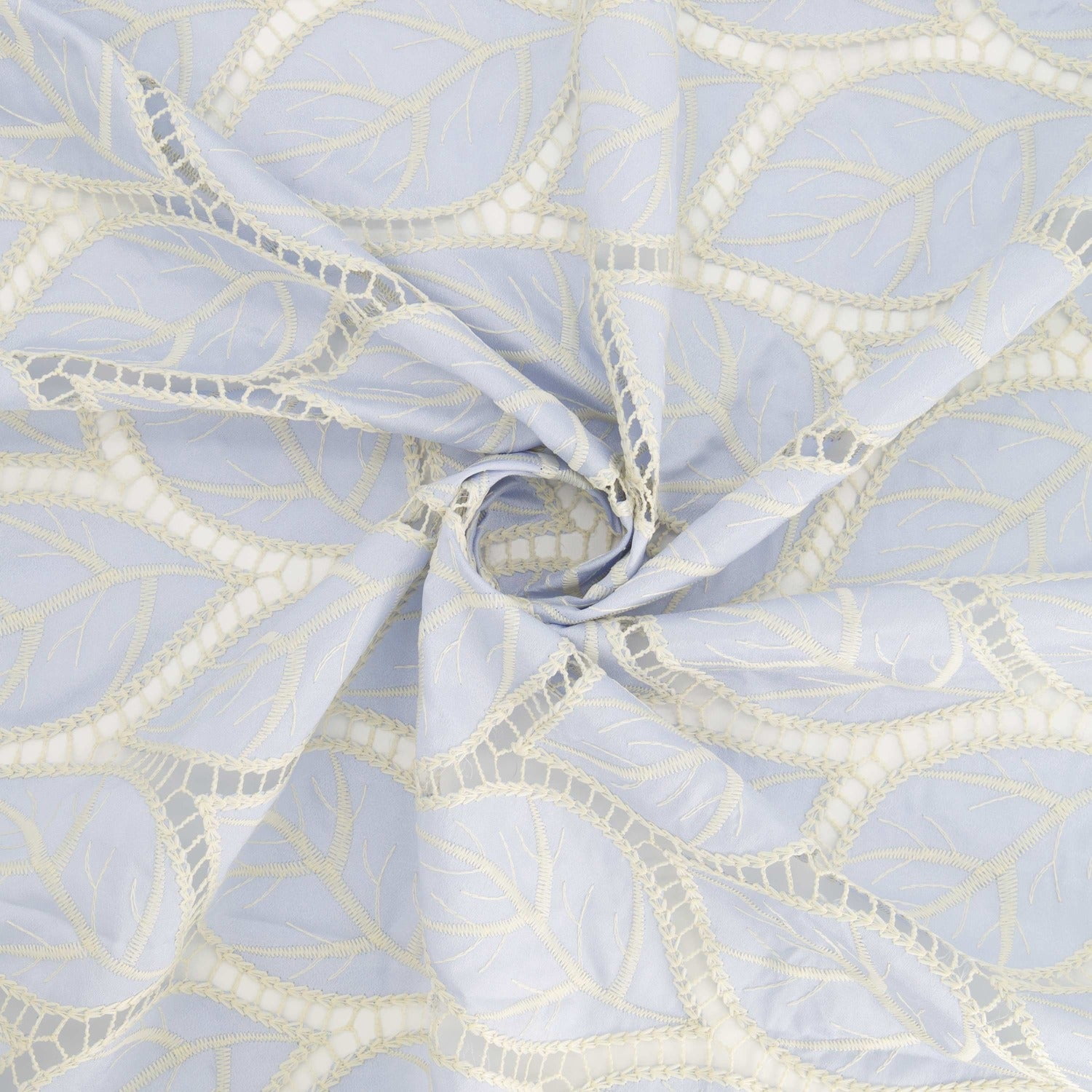Zelouf Leaf Applique Embroidery  , Sewing, DIY, Crafts Fabric by the Yard, Peri, 7 Yard
