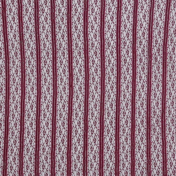 Zelouf Leap Fringe Glitter Lace , Sewing, DIY, Crafts Fabric by the Yard, Merlot Delight, 3 Yard