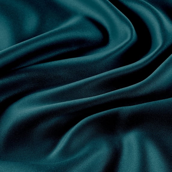 Zelouf Legacy Bridal Satin , Sewing, DIY, Crafts Fabric by the Yard, Dtm Lux Teal, 1 Yard