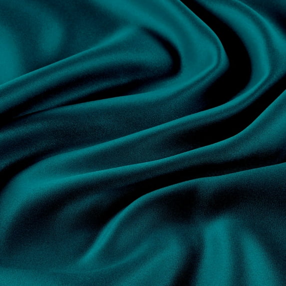 Zelouf Legacy Bridal Satin , Sewing, DIY, Crafts Fabric by the Yard, Turq Fire, 3 Yard