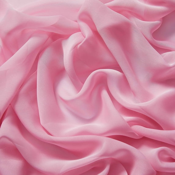 Zelouf Legacy Chiffon Yoryu , Sewing, DIY, Crafts Fabric by the Yard, Rose Sunrise, 1 Yard