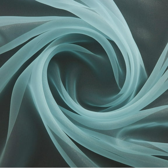 Zelouf Legacy Organza , Sewing, DIY, Crafts Fabric by the Yard, Frosty Mint, 3 Yard