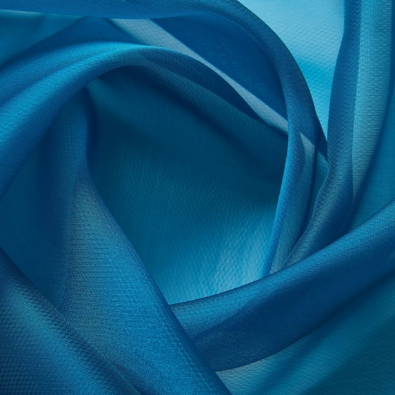 Zelouf Legacy Organza , Sewing, DIY, Crafts Fabric by the Yard, Lily Teal, 20 Yard