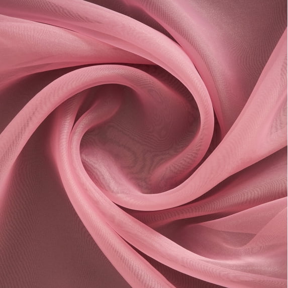 Zelouf Legacy Organza , Sewing, DIY, Crafts Fabric by the Yard, Rose Shell, 50 Yard