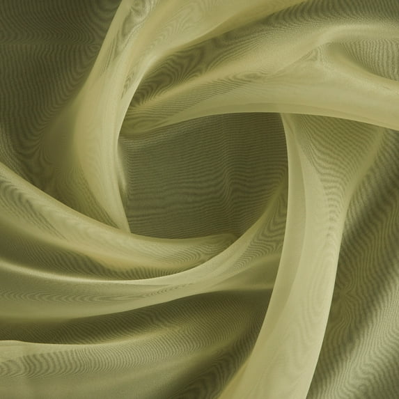 Zelouf Legacy Organza , Sewing, DIY, Crafts Fabric by the Yard, Star Yellow, 1 Yard