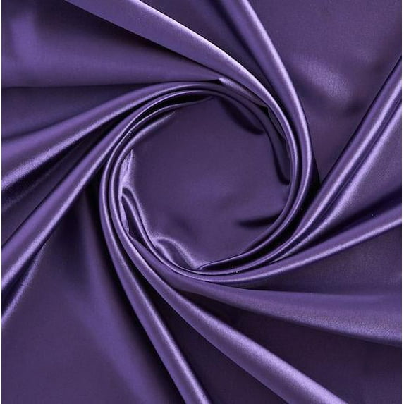 Zelouf Legacy Shantung , Sewing, DIY, Crafts Fabric by the Yard, Eggplant, 50 Yard