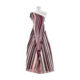 thumbnail image 1 of Zelouf Lenn Striped Organza  , Sewing, DIY, Crafts Fabric by the Yard, Warm Combo/blk, 1 Yard, 1 of 2