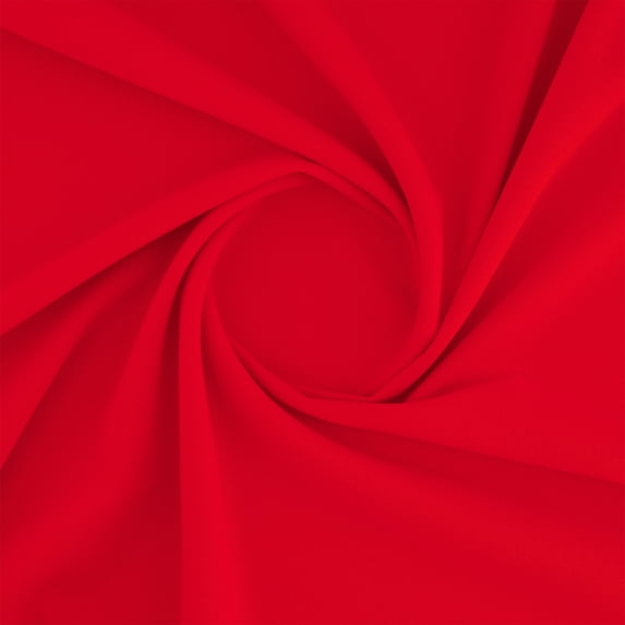 Zelouf Lightweight Scuba Crepe , Sewing, DIY, Crafts Fabric by the Yard, Cherry, 20 Yard