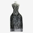 thumbnail image 1 of Zelouf Lille Sequin Emb Mesh  , Sewing, DIY, Crafts Fabric by the Yard, Black/silver, 20 Yard, 1 of 2