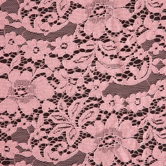 Zelouf Lilly All Over Victoria Corded Lace , Sewing, DIY, Crafts Fabric by the Yard, Calm Blush, 10 Yard
