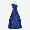 thumbnail image 1 of Zelouf Linda Outlined Floral Lace  , Sewing, DIY, Crafts Fabric by the Yard, Brilliant Cobalt, 50 Yard, 1 of 2