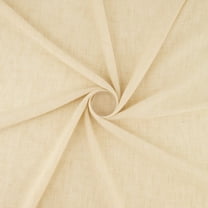 Zelouf Linen Look Poly Woven , Sewing, DIY, Crafts Fabric by the Yard, Cream, 3 Yard