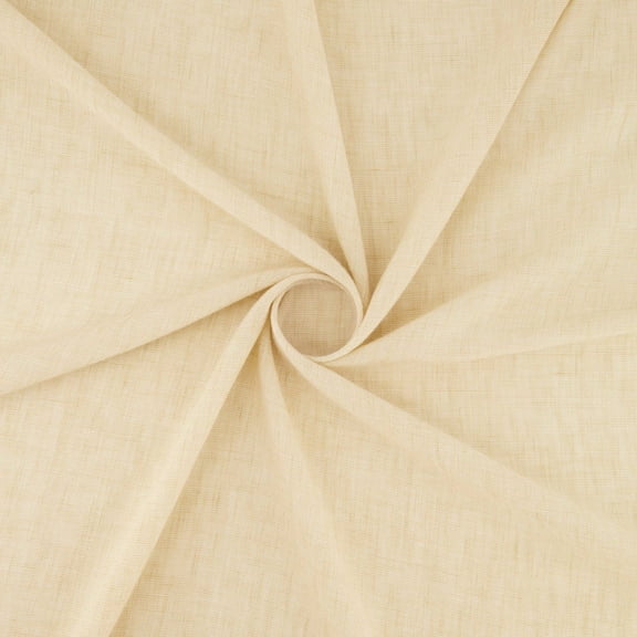 Zelouf Linen Look Poly Woven , Sewing, DIY, Crafts Fabric by the Yard, Cream, 3 Yard