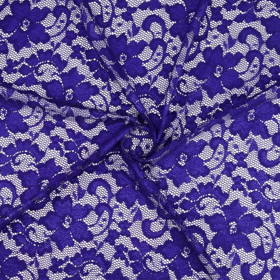 Zelouf Lucia Stretch Lace , Sewing, DIY, Crafts Fabric by the Yard, Baroque Royal, 20 Yard