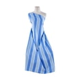 thumbnail image 1 of Zelouf Lumia Stripe Jacquard  , Sewing, DIY, Crafts Fabric by the Yard, Blue Tonal Combo, 3 Yard, 1 of 2