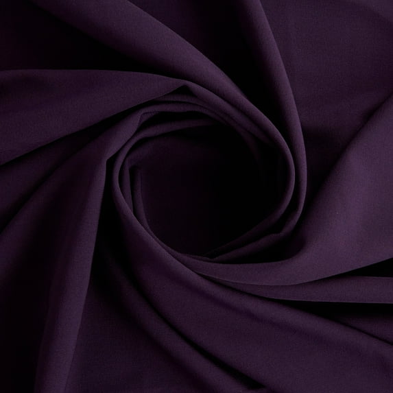 Zelouf Luna Crepe , Sewing, DIY, Crafts Fabric by the Yard, Marvelous Plum, 3 Yard