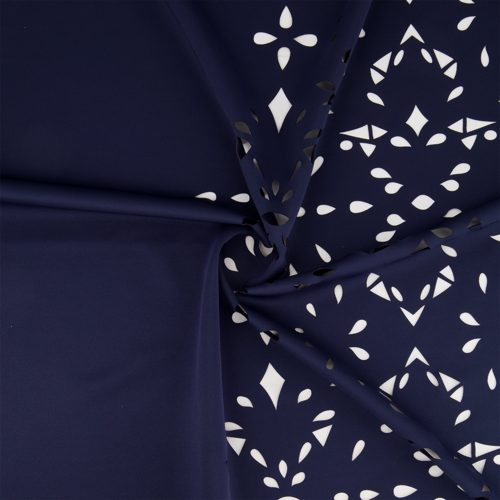 Zelouf Maisie Double Border Lasercut Scuba , Sewing, DIY, Crafts Fabric