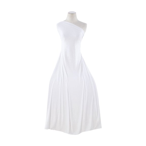 Zelouf Marvel Knit Solid  , Sewing, DIY, Crafts Fabric by the Yard, 111 Wht, 20 Yard