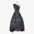 thumbnail image 1 of Zelouf Matte Ariel Line Sequin Mesh , Sewing, DIY, Crafts Fabric by the Yard, Black/coal, 10 Yard, 1 of 2