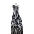 thumbnail image 1 of Zelouf Mavi Lurex Stripe Jacquard  , Sewing, DIY, Crafts Fabric by the Yard, Black/iron, 20 Yard, 1 of 2