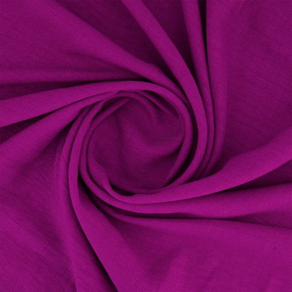 Zelouf Melange Washer Poly , Sewing, DIY, Crafts Fabric by the Yard, Lush Orchid, 3 Yard