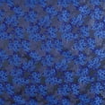 thumbnail image 1 of Zelouf Merzig Floral Print Jacquard  , Sewing, DIY, Crafts Fabric by the Yard, Royal Combo, 5 Yard, 1 of 2