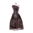 thumbnail image 1 of Zelouf Metallic Sequin Tulle , Sewing, DIY, Crafts Fabric by the Yard, Brown, 7 Yard, 1 of 2