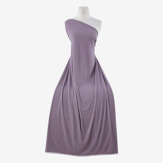Zelouf Metallic Stripe 56' , Sewing, DIY, Crafts Fabric by the Yard, Violet Mist, 5 Yard