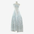 thumbnail image 1 of Zelouf Michelle Caviar Glitter Mesh  , Sewing, DIY, Crafts Fabric by the Yard, Serene Blue/silver, 7 Yard, 1 of 2