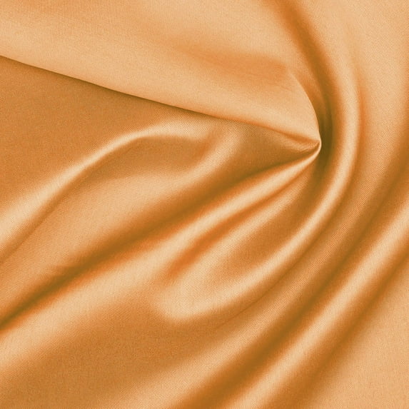 Zelouf Mikado Satin Twill, Sewing, DIY, Crafts Fabric by the Yard, Tangerine Sherbet, 20 Yard