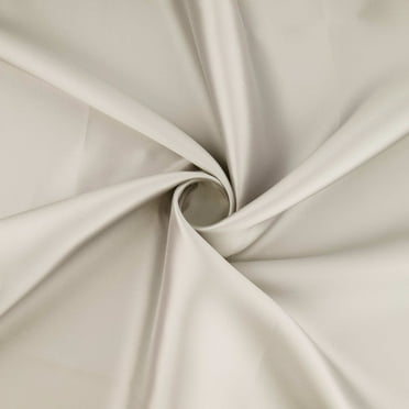 Zelouf Mikado Satin Twill, Sewing, DIY, Crafts Fabric by the Yard, Wedding Platium, 3 Yard