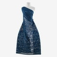 thumbnail image 1 of Zelouf Min Floral Lace  , Sewing, DIY, Crafts Fabric by the Yard, Majestic Night, 5 Yard, 1 of 2