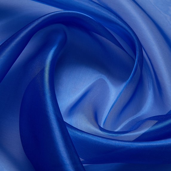 Zelouf Mirror Organza , Sewing, DIY, Crafts Fabric by the Yard, Royal, 1 Yard