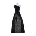 thumbnail image 1 of Zelouf Misa Lace , Sewing, DIY, Crafts Fabric by the Yard, Black, 1 Yard, 1 of 2