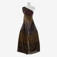 thumbnail image 1 of Zelouf Mixed Animal Stripe Lurex Dot Yoryu  , Sewing, DIY, Crafts Fabric by the Yard, Olive/army, 20 Yard, 1 of 2