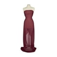 thumbnail image 1 of Zelouf Mona Puckered Check Chiffon  , Sewing, DIY, Crafts Fabric by the Yard, Merlot, 20 Yard, 1 of 3