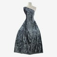 thumbnail image 1 of Zelouf Moonsoon Glitter Ice Velvet  , Sewing, DIY, Crafts Fabric by the Yard, Elegant Coal, 1 Yard, 1 of 2