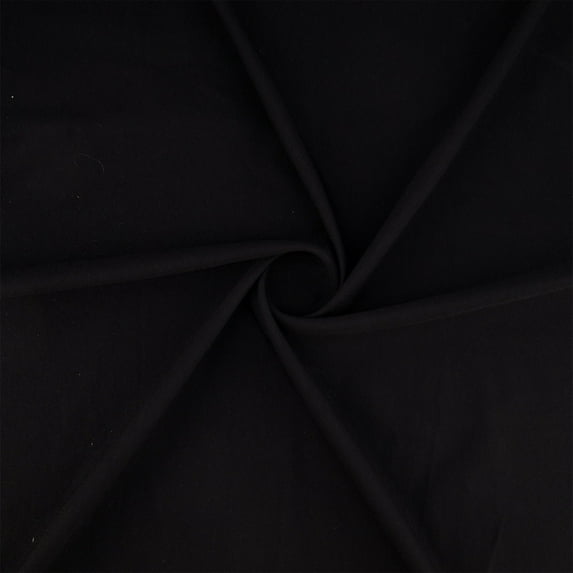 Zelouf Nadia Twill , Sewing, DIY, Crafts Fabric by the Yard, Black, 5 Yard