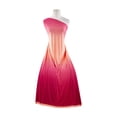 thumbnail image 1 of Zelouf Ombre Nouveau Knit  , Sewing, DIY, Crafts Fabric by the Yard, Bermuda Tang, 5 Yard, 1 of 2
